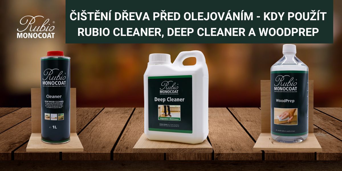 Čištění dřeva před olejováním